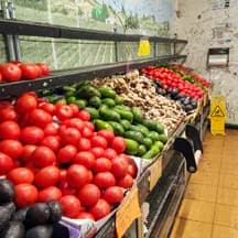 Illustrative photo: a grocery store produce display